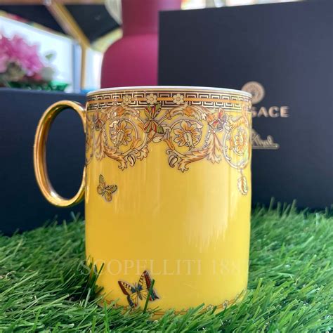 versace le jardin mug|versace mug sale.